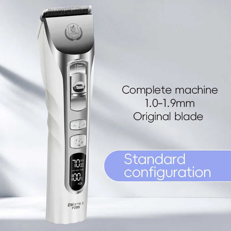 Dog Grooming Clippers Rechargeable Haircut Shaver for Trimming Salon