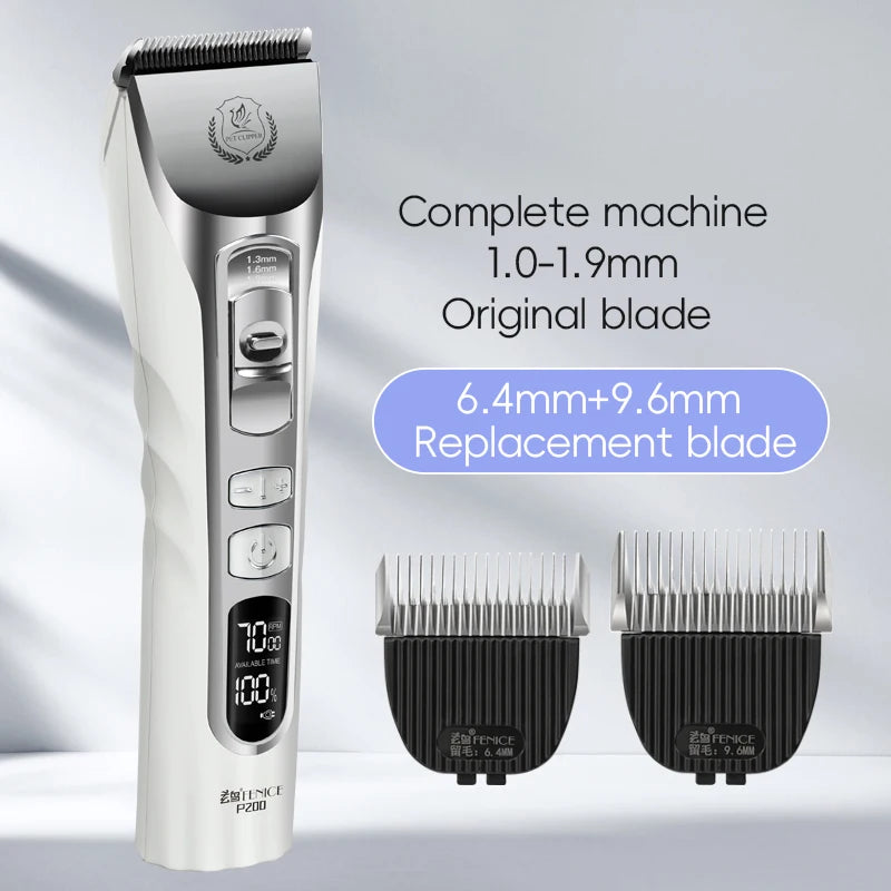 Dog Grooming Clippers Rechargeable Haircut Shaver for Trimming Salon