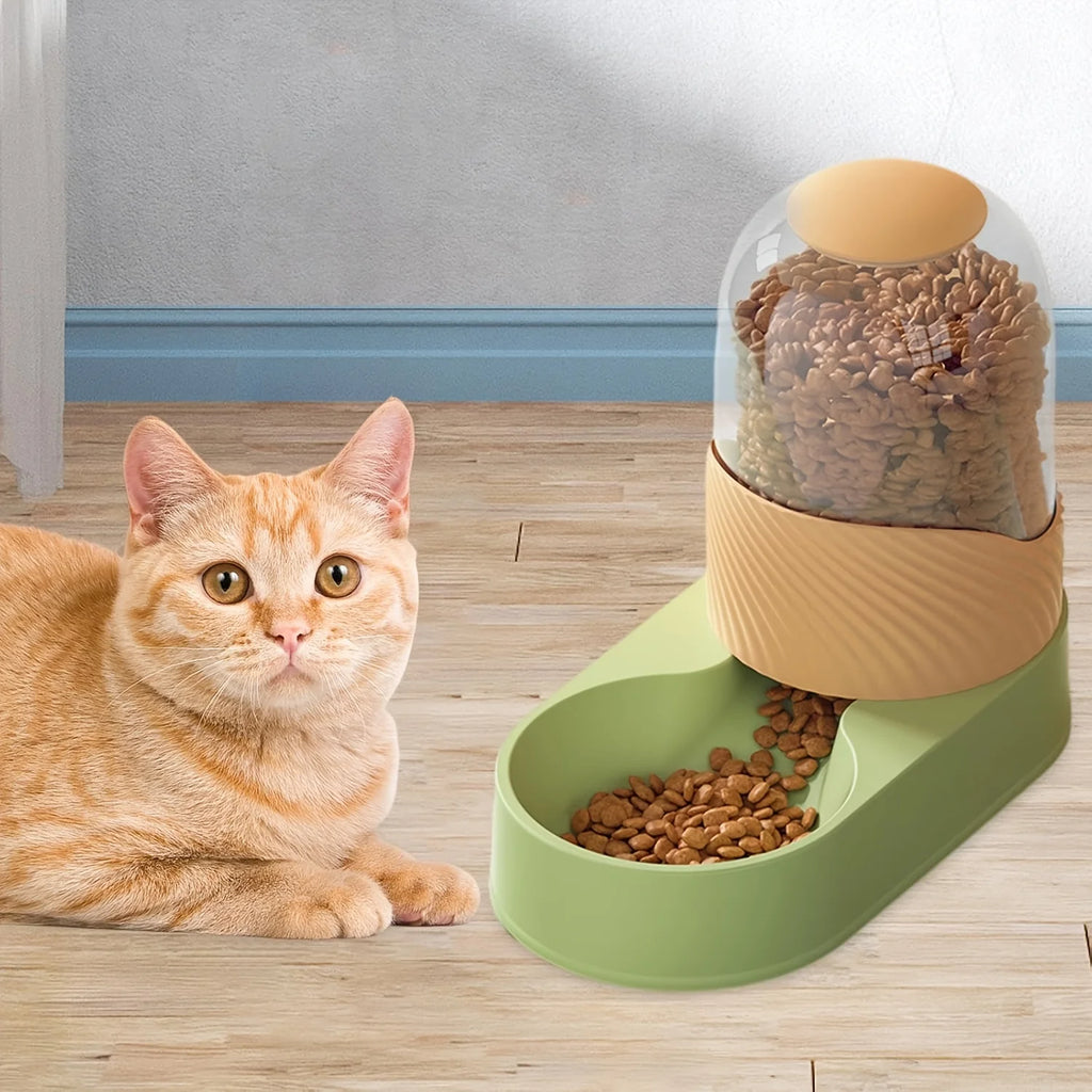 2-in-1 Automatic Cat Feeder & Water Dispenser