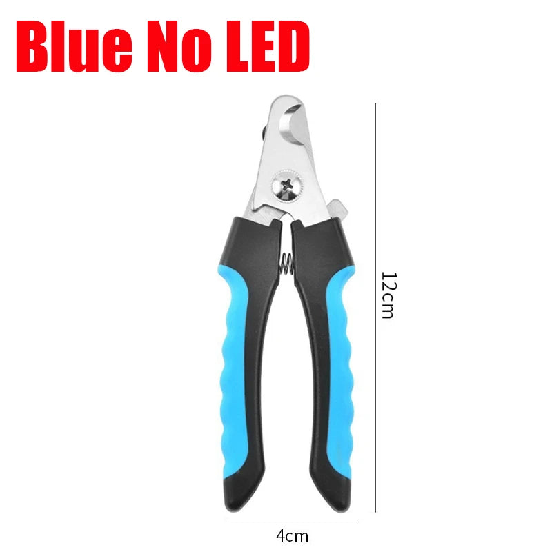 Professional Pet Nail Clipper Scissors With LED Light
