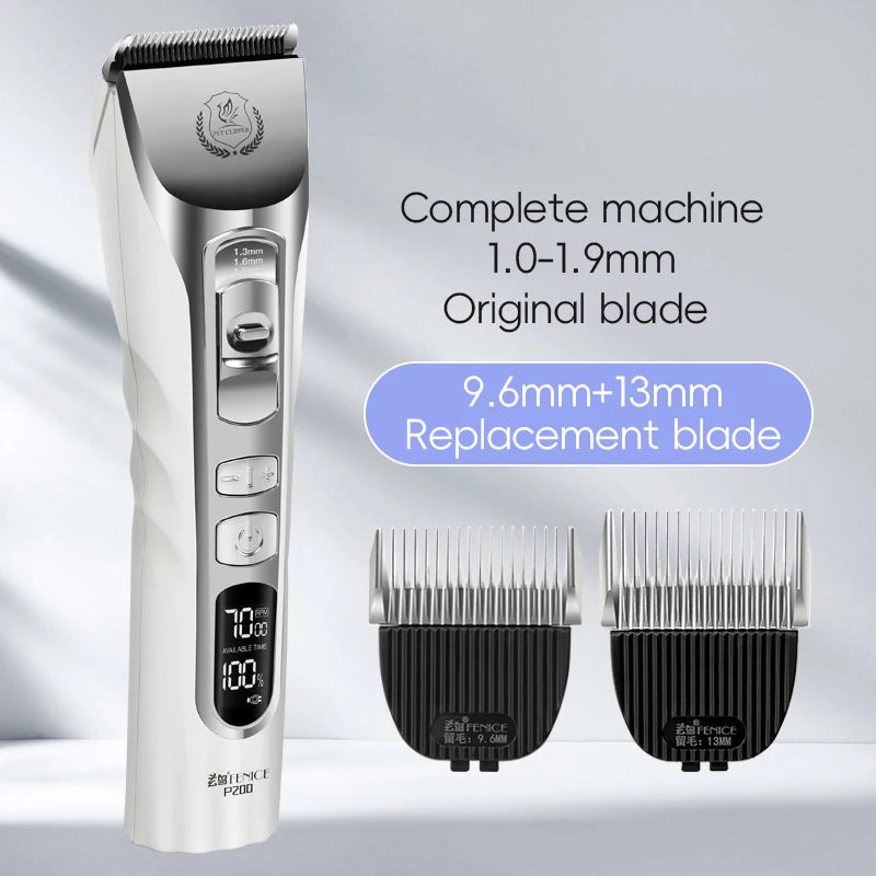 Dog Grooming Clippers Rechargeable Haircut Shaver for Trimming Salon