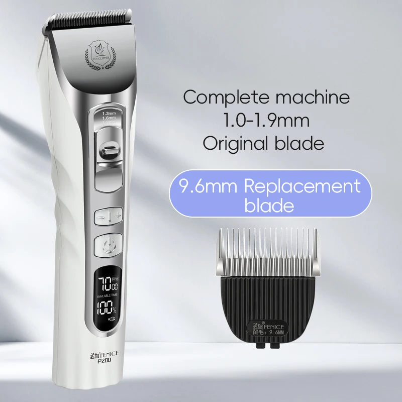 Dog Grooming Clippers Rechargeable Haircut Shaver for Trimming Salon