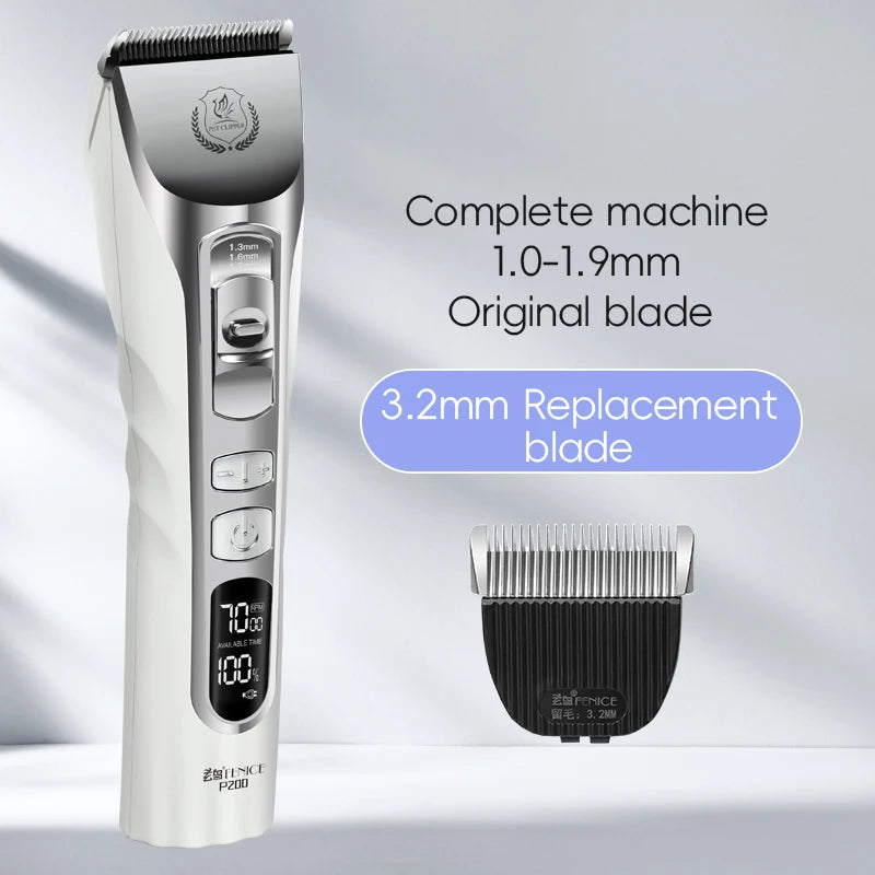Dog Grooming Clippers Rechargeable Haircut Shaver for Trimming Salon