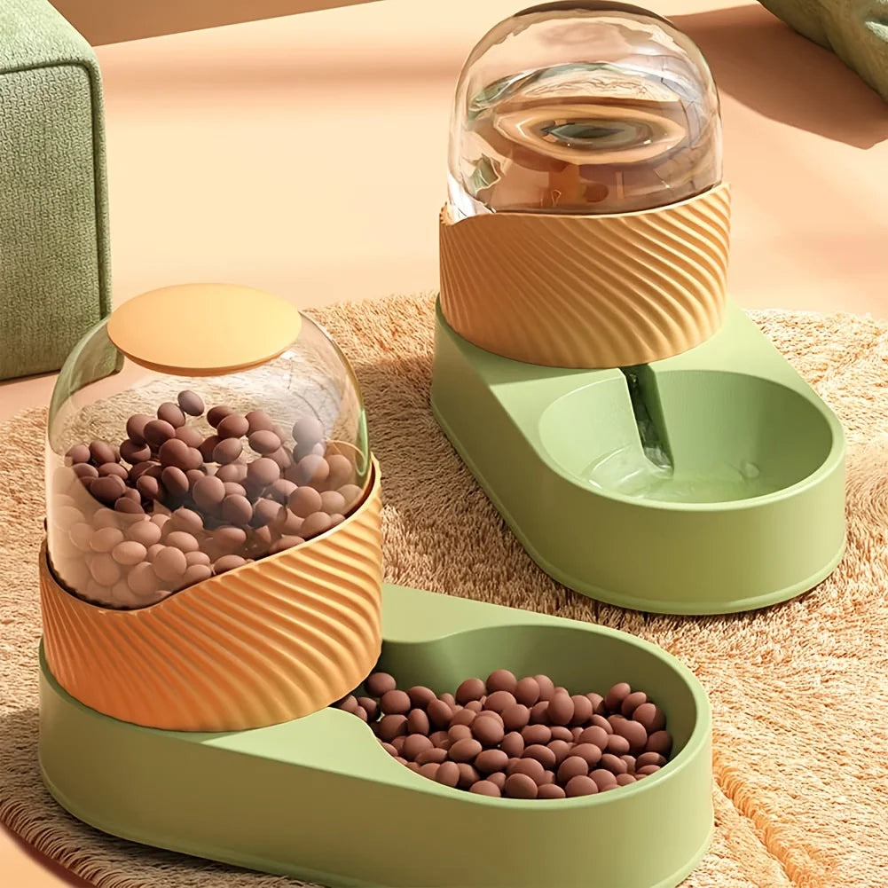 2-in-1 Automatic Cat Feeder & Water Dispenser