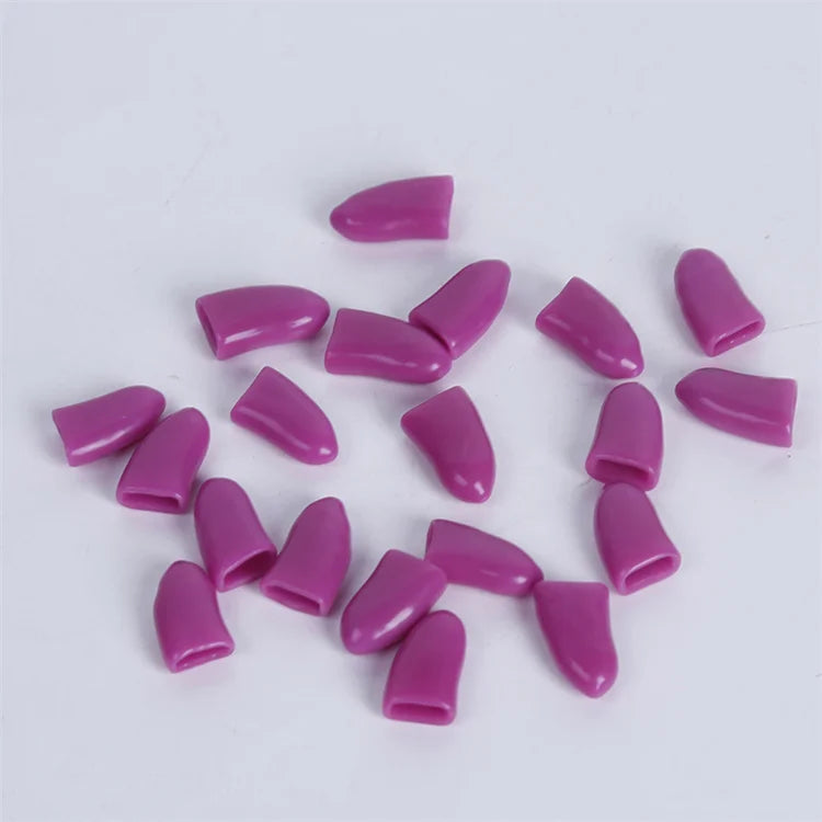 Soft Paws Nail Protector Cover With Free Adhesive Glue