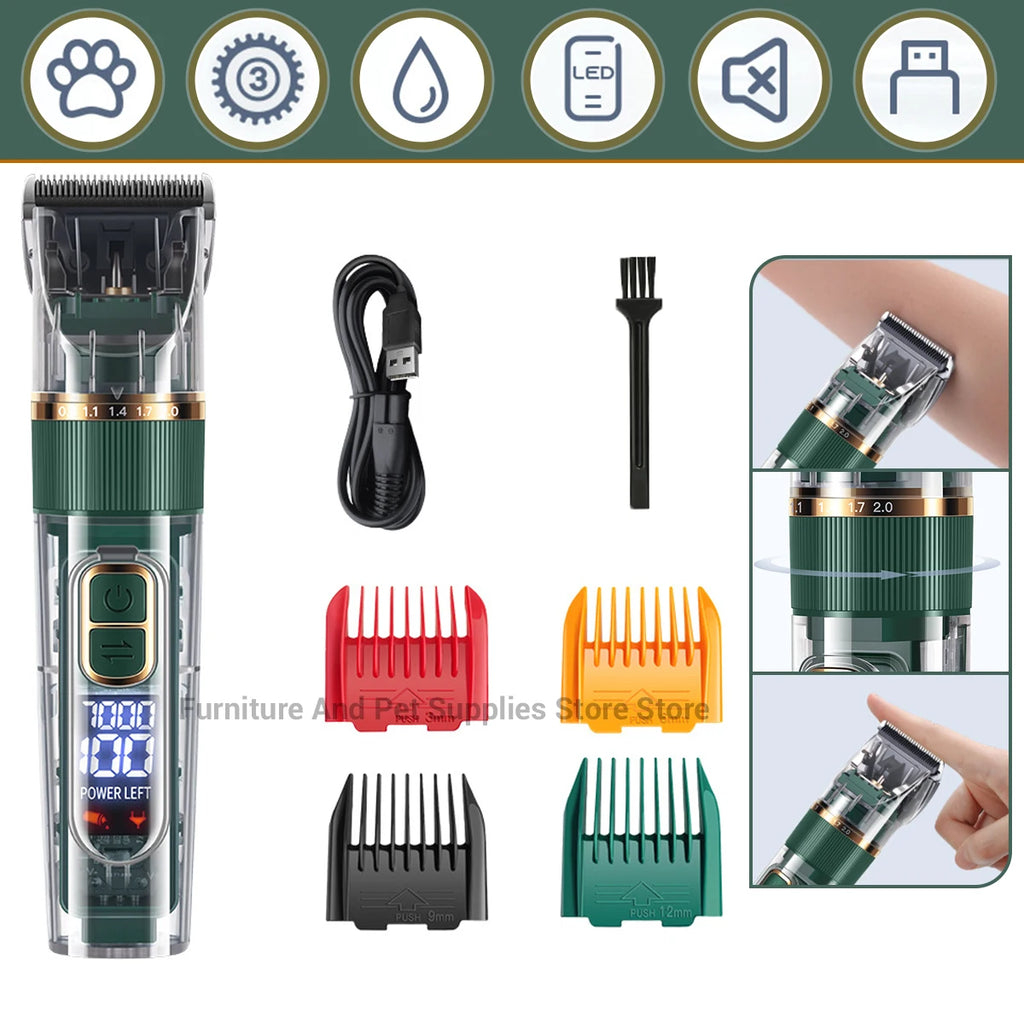 Cat Dog Hair Clipper Electrical Professional Hair Clipper for Pets