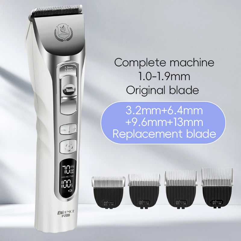 Dog Grooming Clippers Rechargeable Haircut Shaver for Trimming Salon